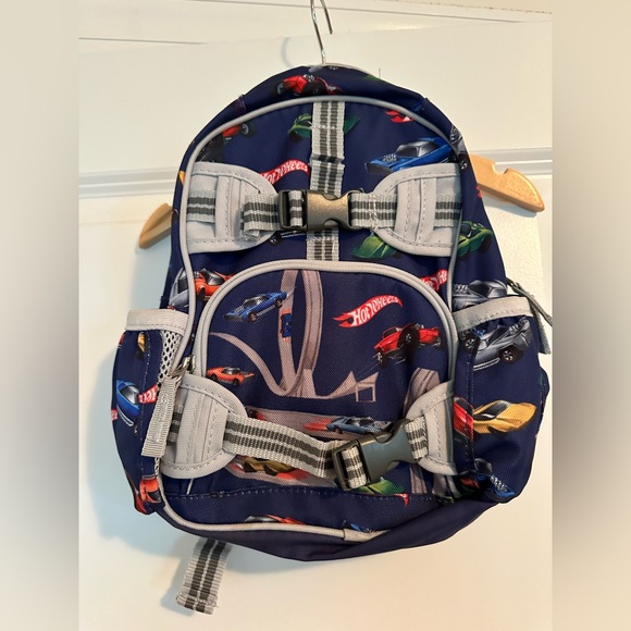 Pottery Barn Kids Blue and Gray Backpack - Picture 2 of 5